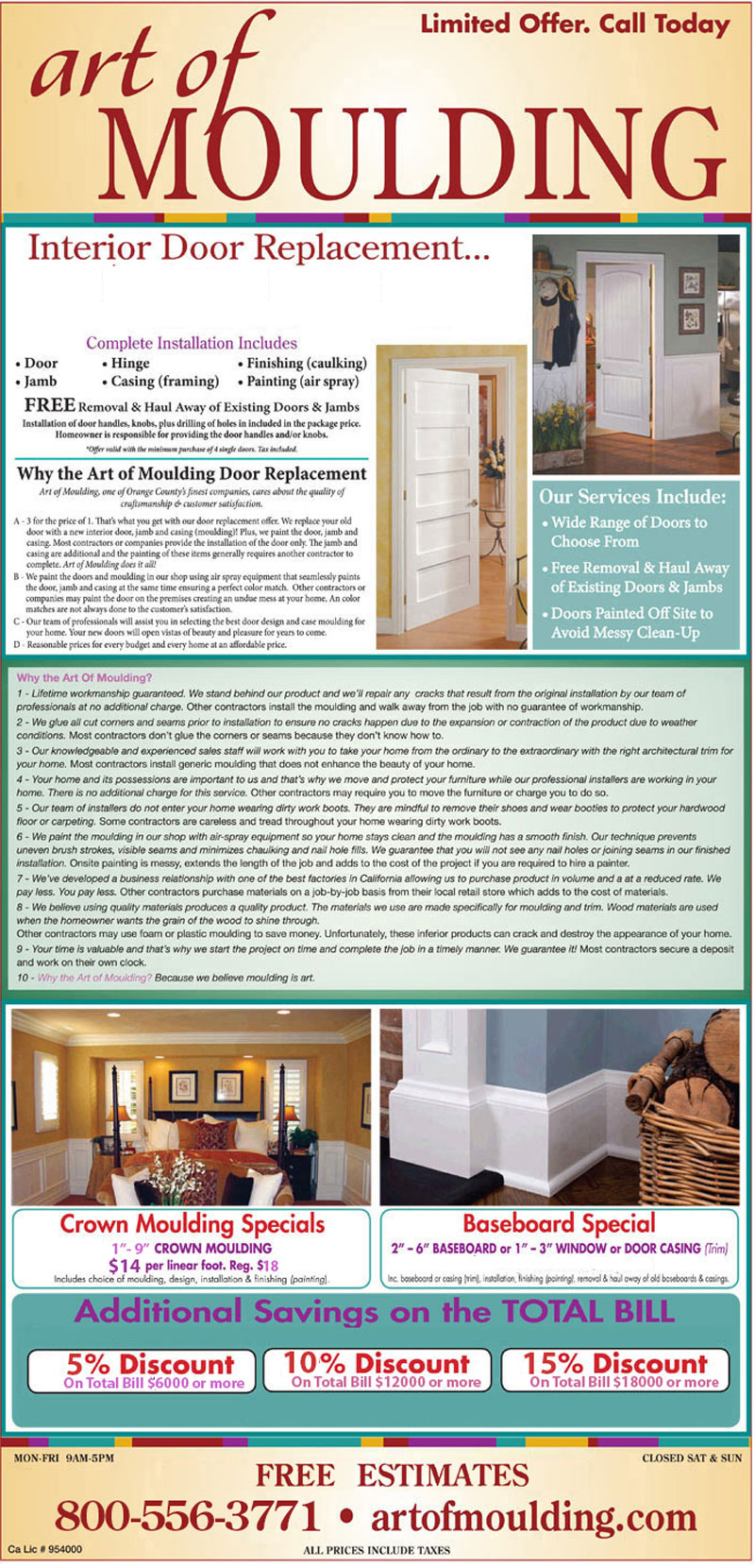 Design Gallery - Home improvement store that sells quality MDF and wood Moulding